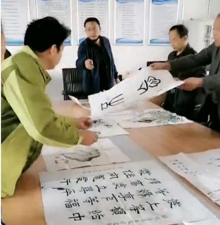 山東聊城：《寫意金秋》書畫展評選活動落下帷幕