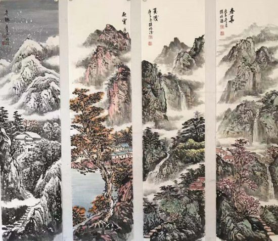當代山水畫家趙明德作品欣賞