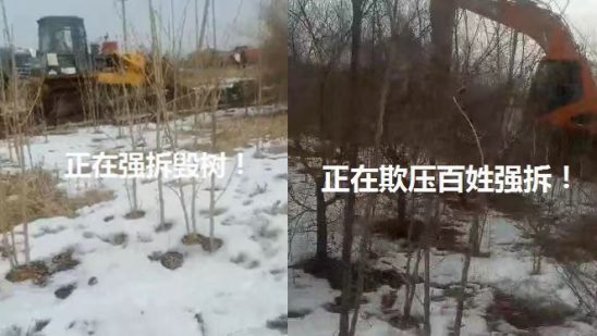 長春市一起強拆事件揭出的土地爭議醜劇