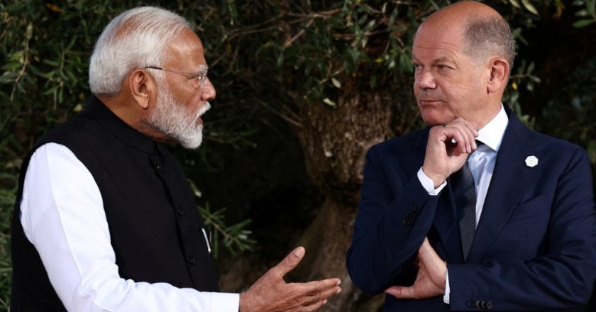 德國總理朔爾茨率團訪印,期望擴大印度市場降低中國風險