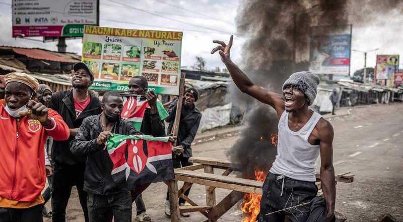 肯亞警方與抗議者爆發衝突 造成10人死亡