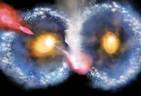 神秘「宇宙猫头鹰」现身！韦伯望远镜捕捉亿年星系对撞奇景