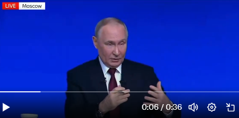 精神疾病嚴重？普京發表幻覺演講